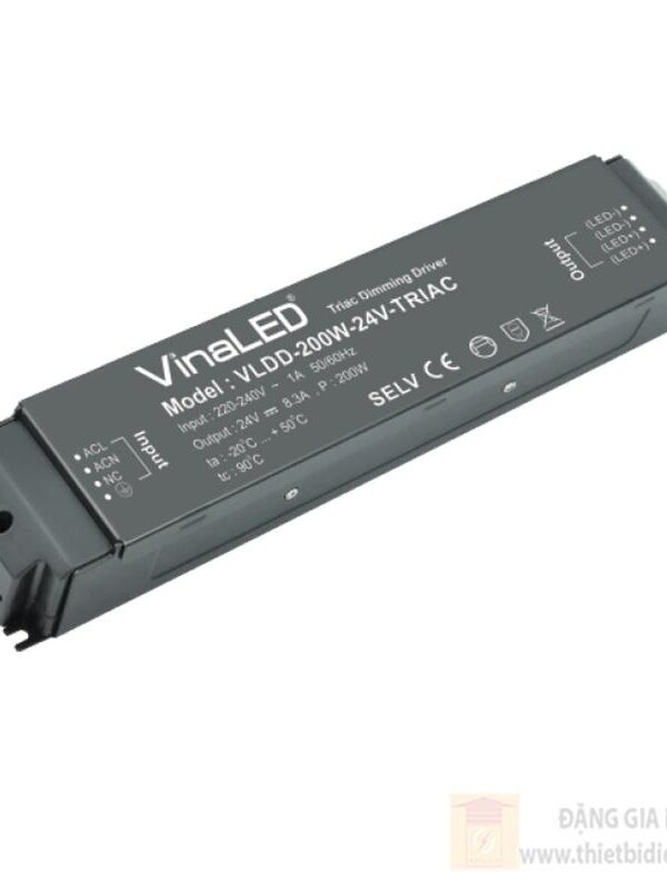Nguồn dimming Triac 200W VinaLed
