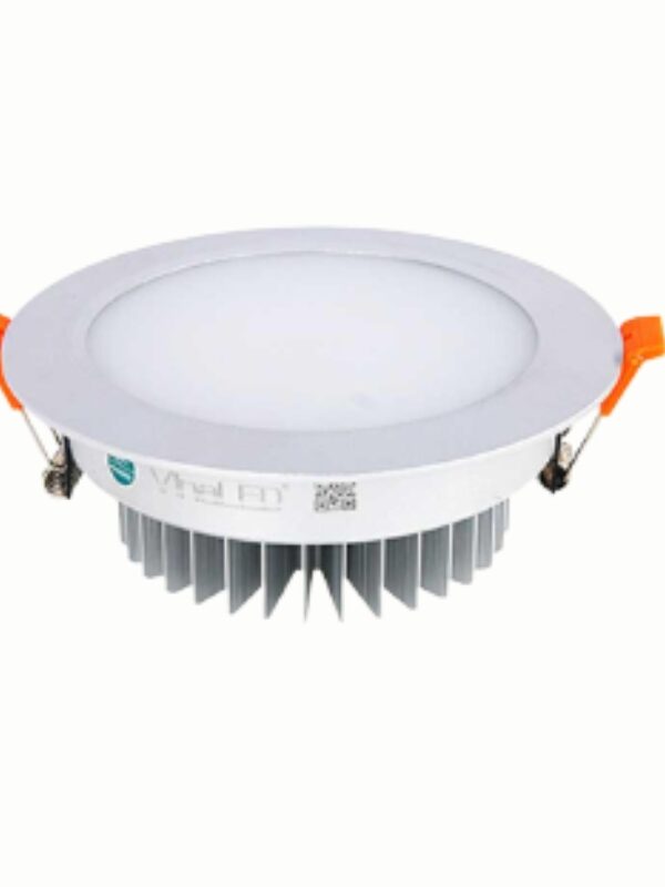 Đèn âm trần Vinaled V5DLF-12 12W (Vỏ trắng/bạc)
