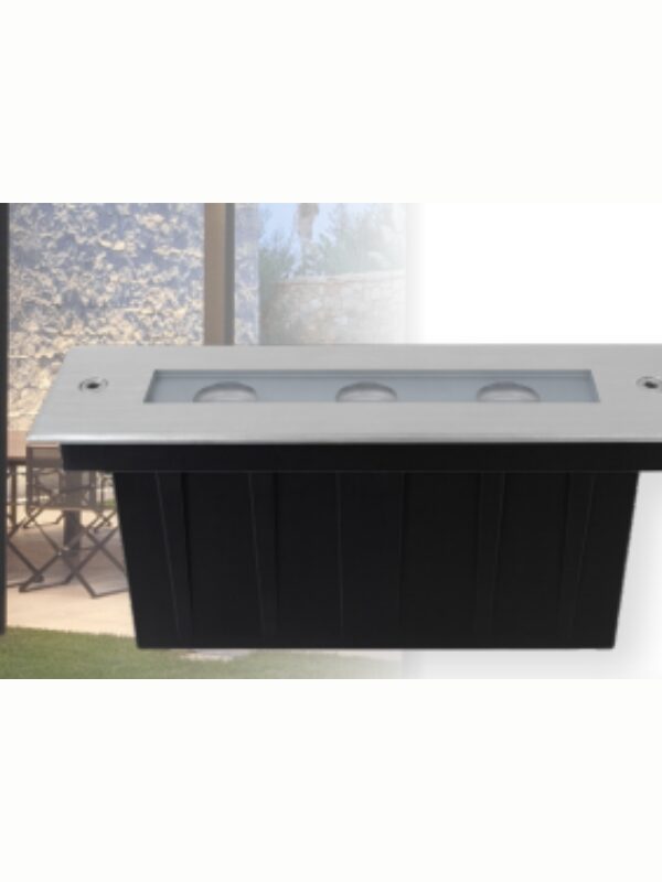 Đèn led âm sàn VinaLed vuông 6W V9UGF-6